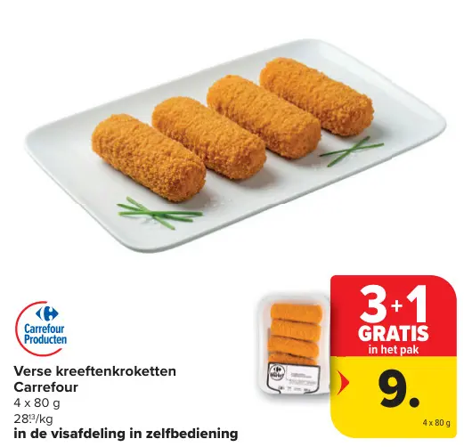 Promotie: Verse kreeftenkroketten