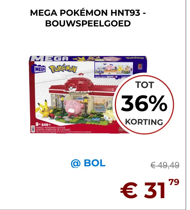 Aanbieding: Mega pokémon hnt93 - bouwspeelgoed