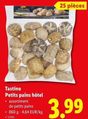 Offre: Petits pains hôtel