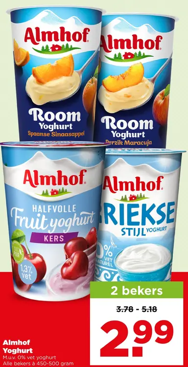 Aanbieding: Almhof Yoghurt