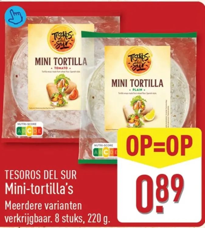 Aanbieding: Tesoros Del Sur Mini-tortilla's