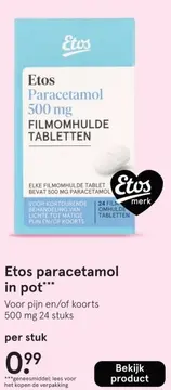 Aanbieding: Paracetamol in pot
