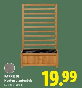 Aanbieding: Houten plantenbak