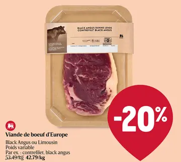 Offre: Viande de boeuf d'Europe