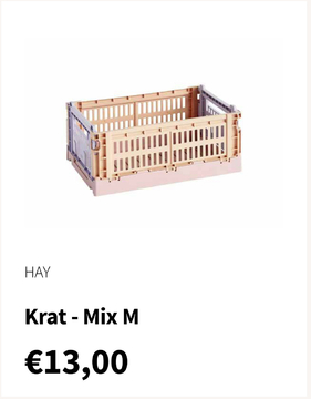 Aanbieding: HAY Krat - Mix M