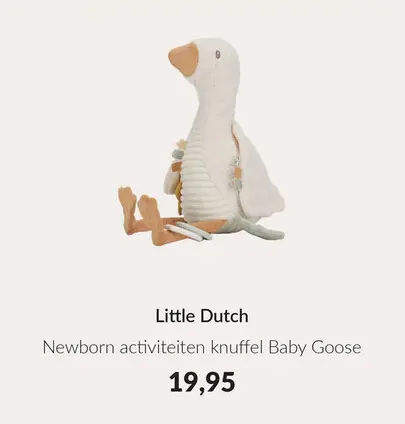 Aanbieding: Newborn activiteiten knuffel Baby Goose