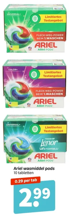 Aanbieding: Wasmiddel pods