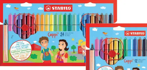 Aanbieding: STABILO Cappi - Viltstift - Set Met 12 Stuks