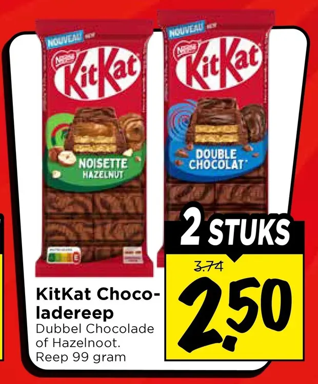 Aanbieding: Chocoladereep