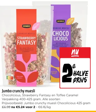 Aanbieding: Jumbo crunchy muesli