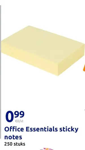 Aanbieding: Office Essentials sticky notes