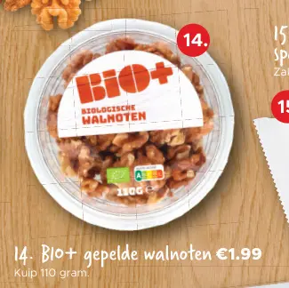 Aanbieding: B10+ gepelde walnoten