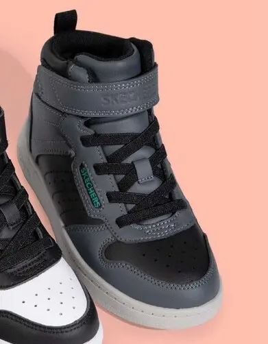 Aanbieding: Skechers Quick Street jongens sneakers grijs zwart