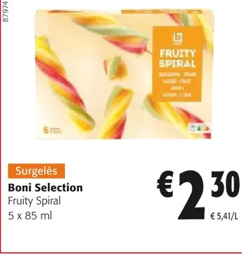 Offre: Boni Selection Fruity Spiral