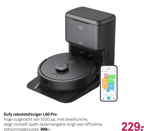 Aanbieding: robotstofzuiger L60 Pro