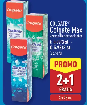 Promotie: Colgate Max