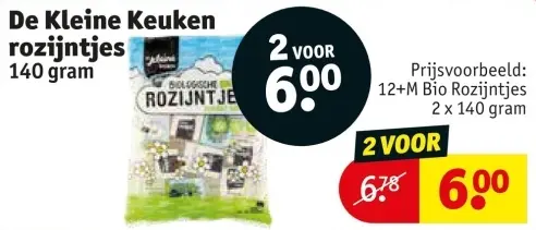 Aanbieding: rozijntjes