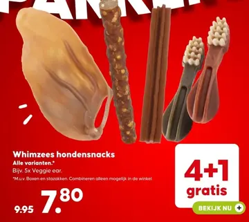 Aanbieding: Whimzees hondensnacks