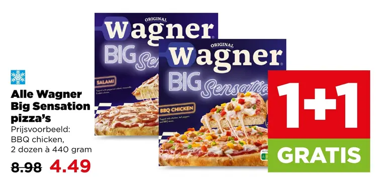 Aanbieding: Wagner Big Sensation pizza's