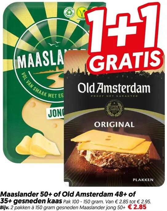 Aanbieding: Maaslander 50+ of Old Amsterdam 48+ of 35+ ge