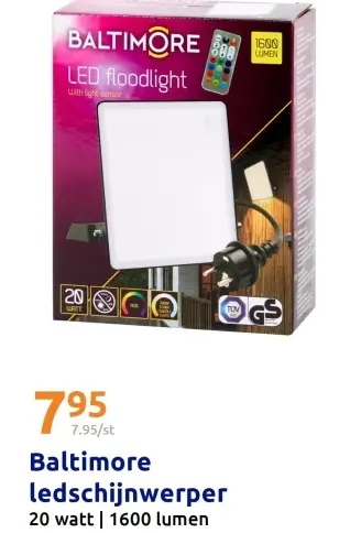 Aanbieding: Baltimore ledschijnwerper