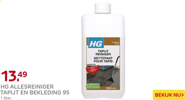 Aanbieding: Allesreiniger Tapijt En Bekleding 95