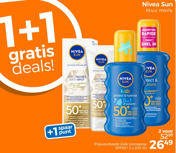 Aanbieding: Nivea Sun