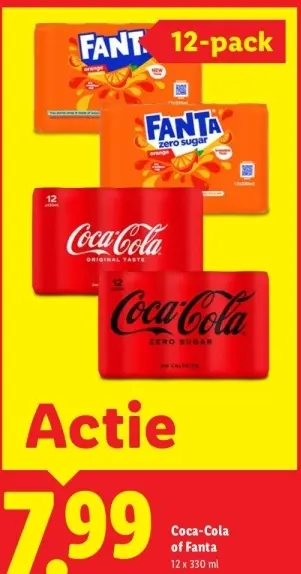 Aanbieding: Coca-Cola of Fanta