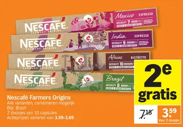 Aanbieding: Nescafé Farmers Origins