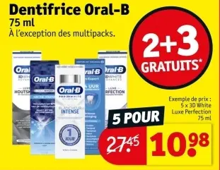 Offre: Dentifrice