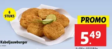 Aanbieding: Kabeljauwburger