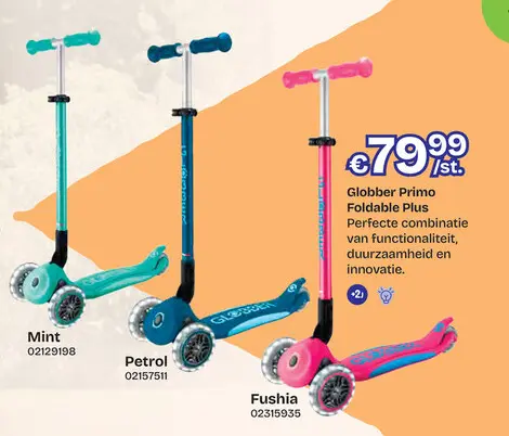Promotie: Globber Primo Foldable Plus
