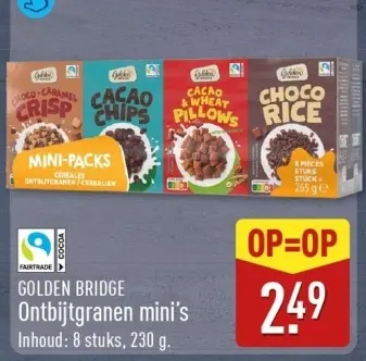 Aanbieding: Ontbijtgranen mini's
