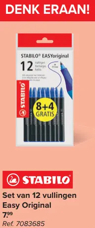 Promotie: Set van 12 vullingen Easy Original