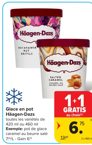 Offre: Glace en pot