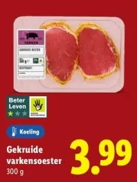 Aanbieding: Gekruide varkensoester