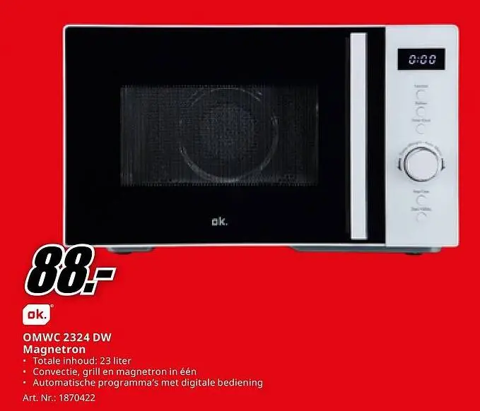 Aanbieding: OMWC 2324 DW Magnetron
