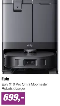 Aanbieding: Eufy X10 Pro Omni Mopmaster Robotstofzuiger