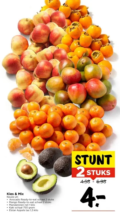 Aanbieding: Kies & Mix fruit