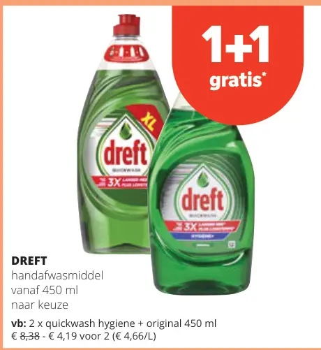 Promotie: Handafwasmiddel