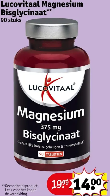 Aanbieding: Magnesium Bisglycinaat