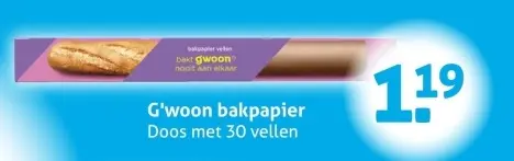 Aanbieding: Bakpapier