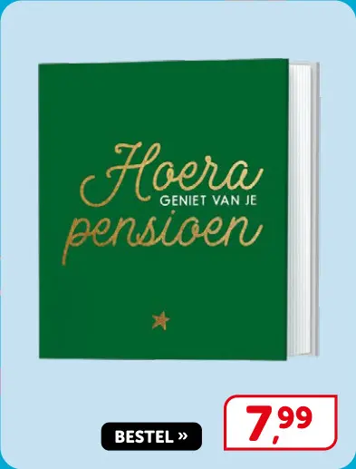 Promotie: Hoera Geniet van je pensioen