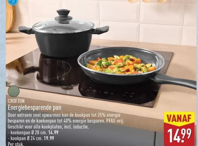 Aanbieding: Energiebesparende pan