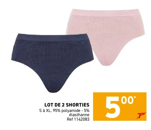 Offre: Shorties