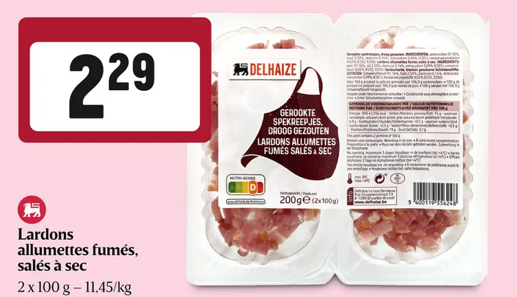 Offre: Allumettes lardons | Fumé