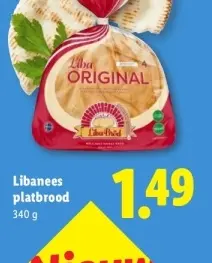 Aanbieding: Libanees platbrood