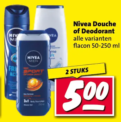 Aanbieding: Douche of Deodorant