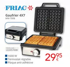 Offre: Gaufrier 4X7