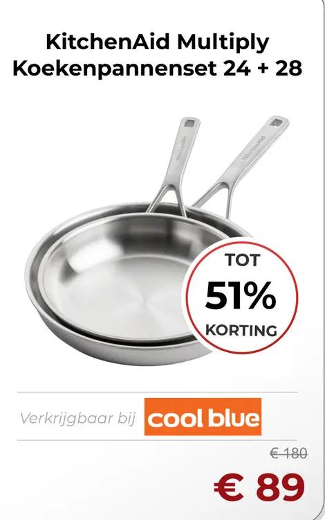 Aanbieding: Multiply Koekenpannenset
